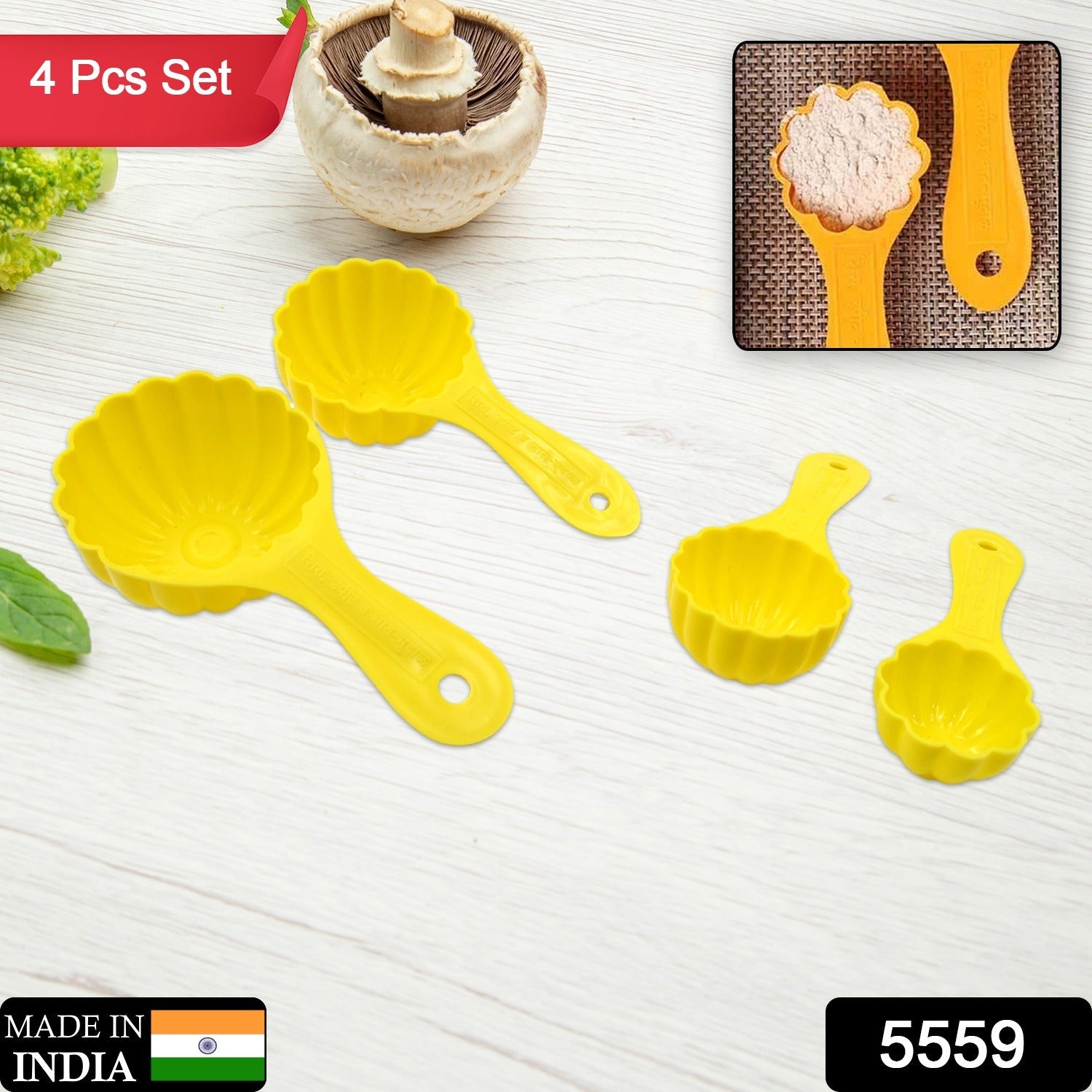 5559 Plastic Kitchen Tool Mould / Ladoo Mould Spoon Ladoo Making Spoon Set for Kitchen Multipurpose, Plastic Ladoo Mold For Making Different Variety of Ladoo (4 Pcs Set) 5559 Plastic Kitchen Tool Mould / Ladoo Mould Spoon Ladoo Making Spoon Set for Kitchen Multipurpose, Plastic Ladoo Mold For Making Different Variety of Ladoo (4 Pcs Set)